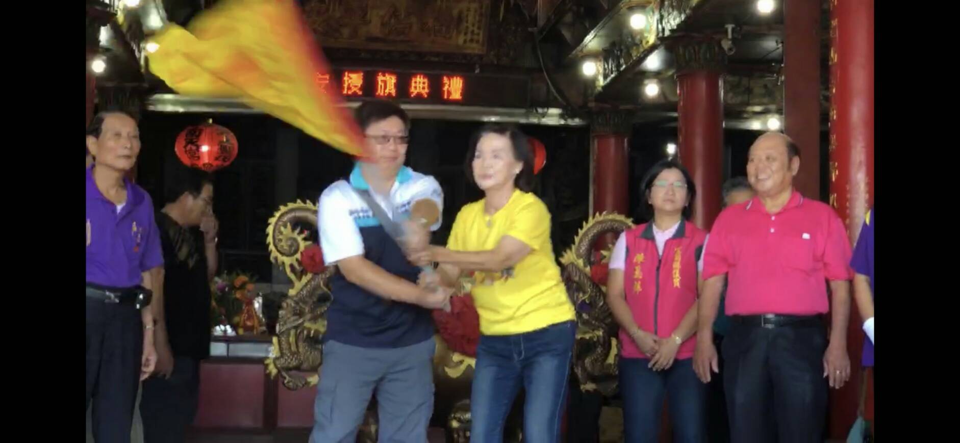 2019北臺媽祖文化節 林姿妙授旗海陸遶境總指揮 庇佑活動順利 