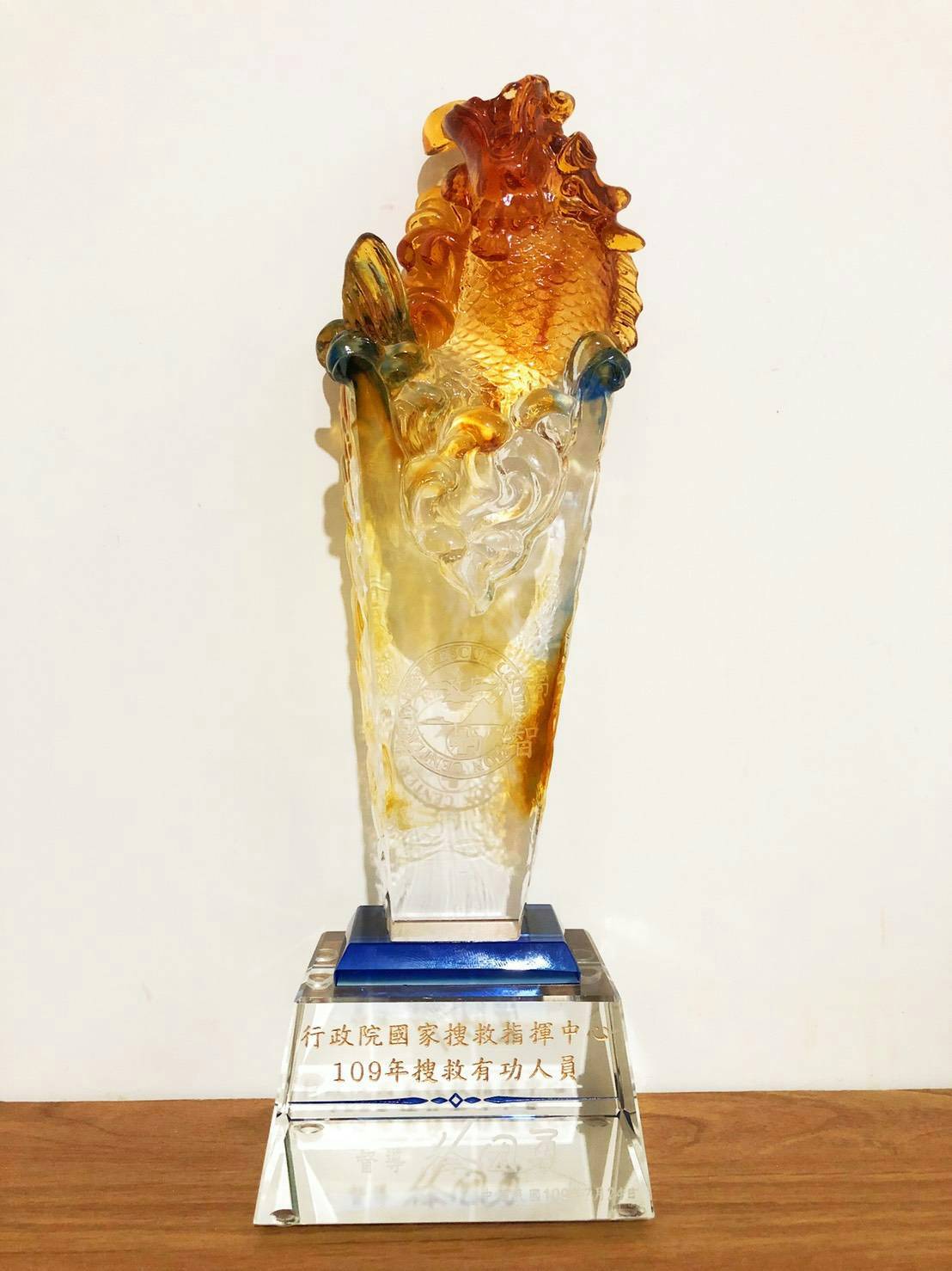 消防局藍炳智去年甫獲縣長獎 今成宜縣第一位國家搜救有功人員