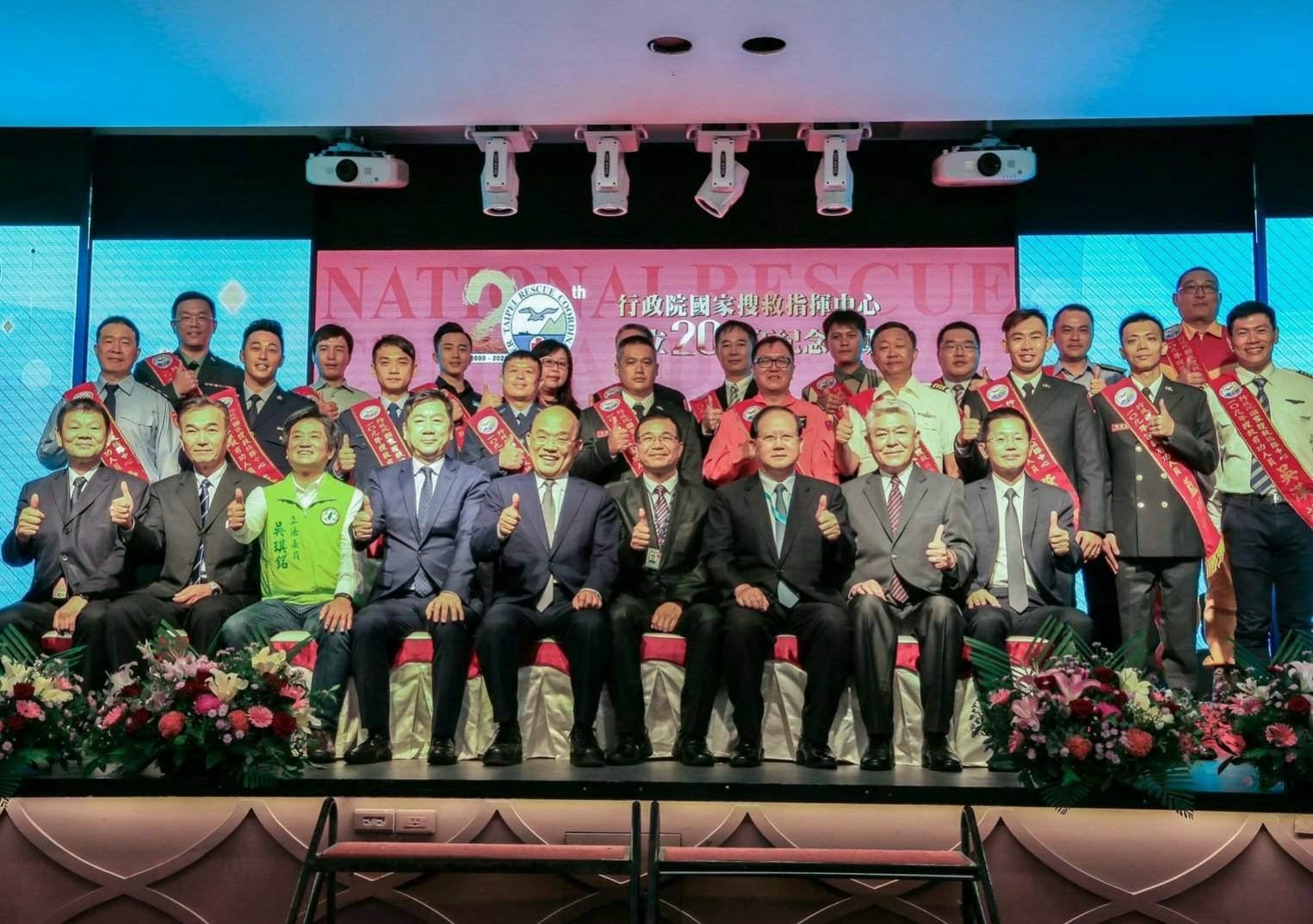 消防員藍炳智去年甫獲縣長獎 今成宜縣第一位國家搜救有功人員