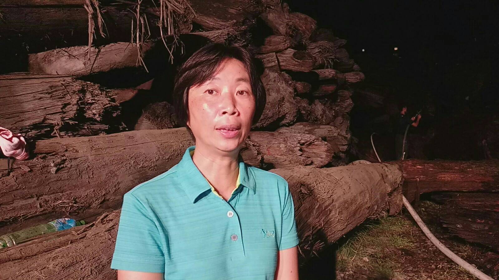 上千萬珍木險遭祝融 林管處長賴錦祿率課長傅正儀坐鎮救災 