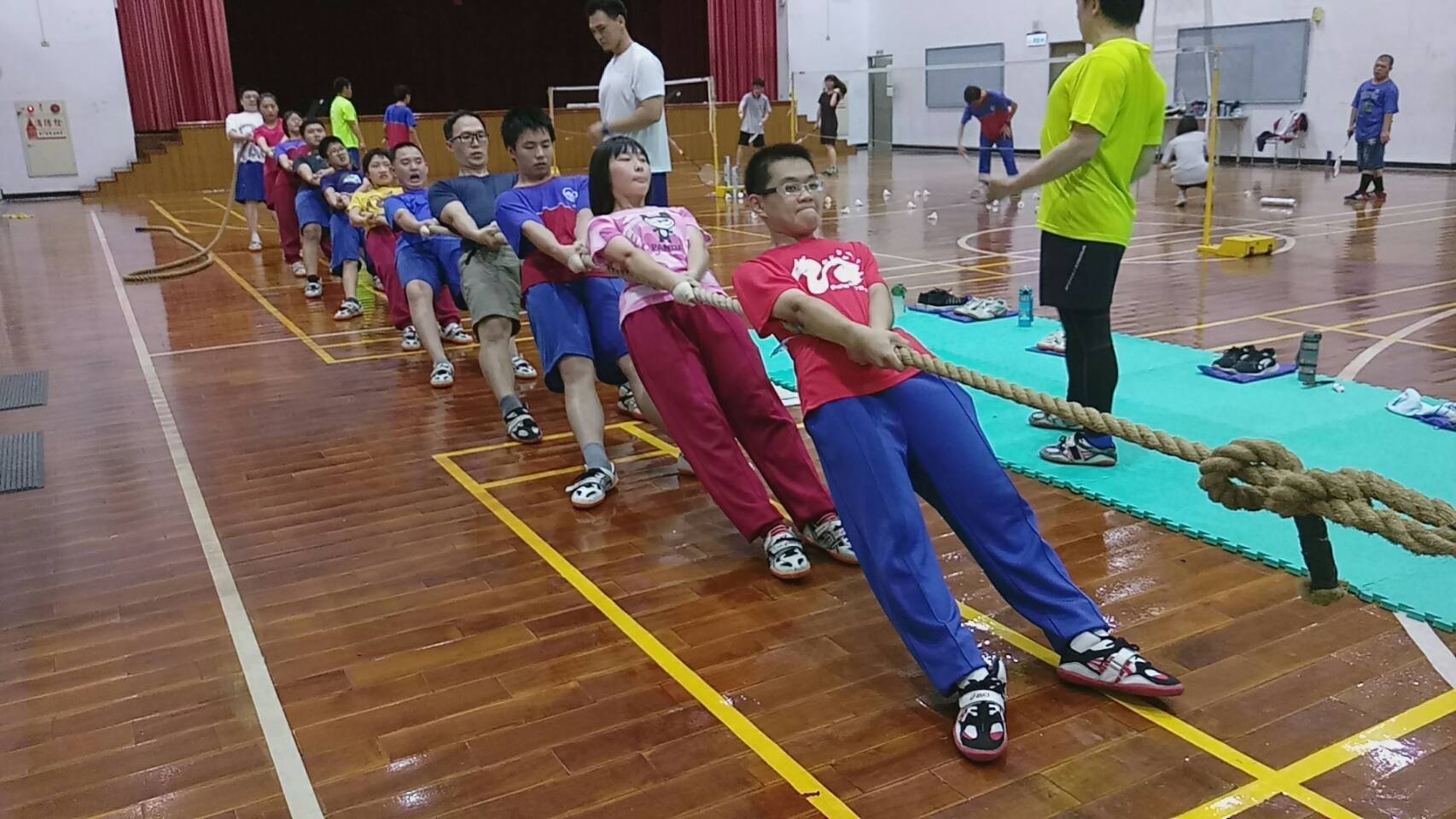 拔河隊締造了冠軍常勝軍的神話