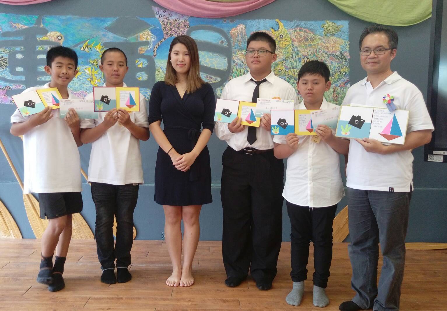 岳明國小畢業大亮點 來自海洋彼端的驚喜 