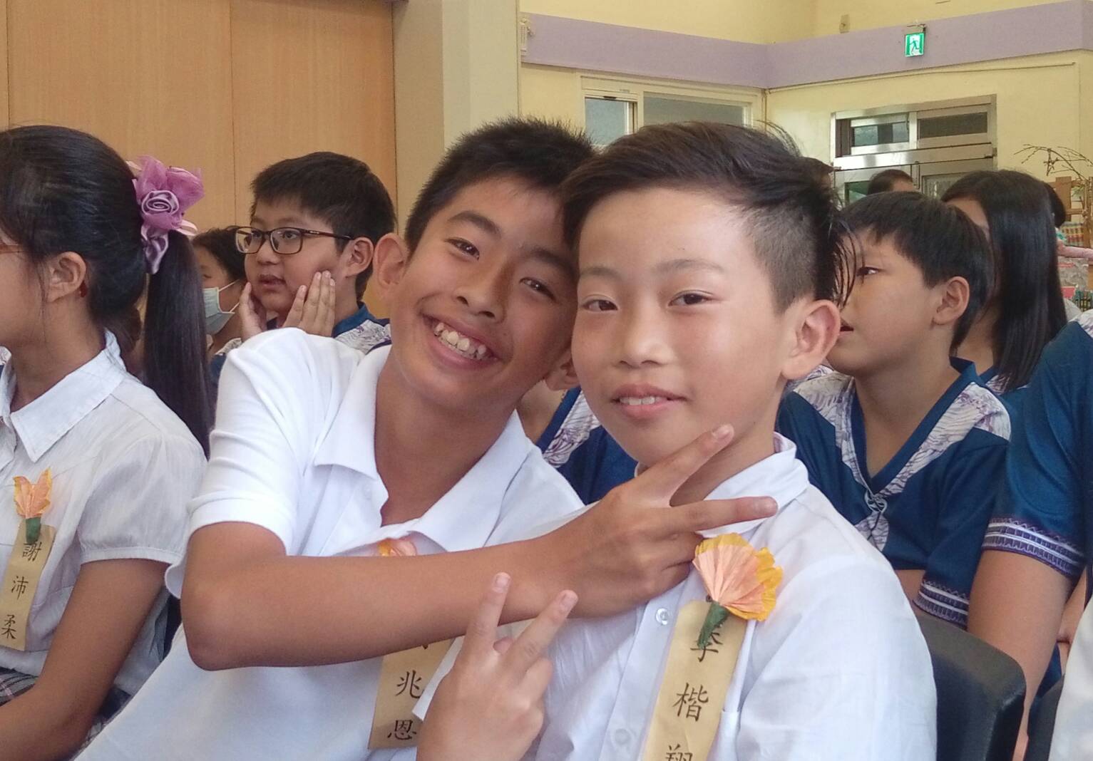 岳明國小畢業大亮點 來自海洋彼端的驚喜 