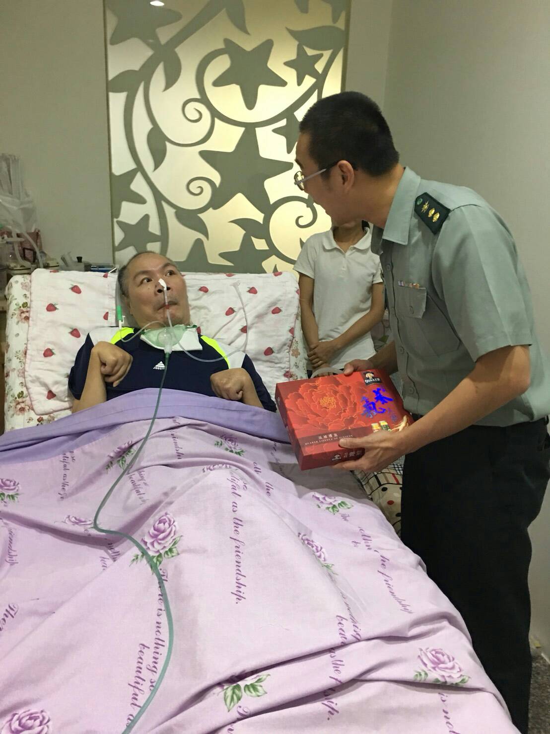 宜蘭縣後指部真溫馨 賀端午並關懷傷殘官兵
