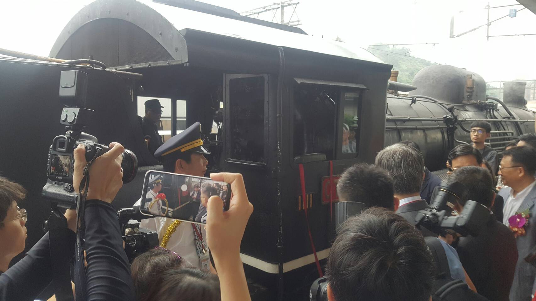 臺鐵宜蘭線慶百年 蒸汽火車蘇澳啟航