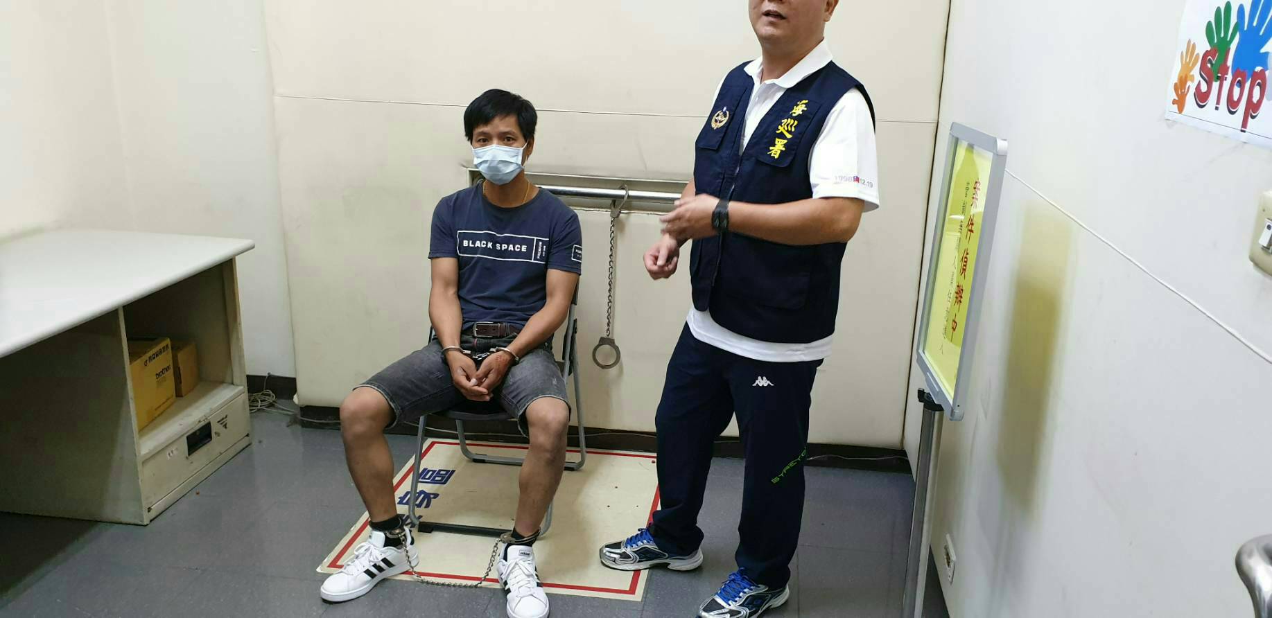 海巡署宜蘭查緝隊飛象過河 遠赴新北緝獲越南偷渡犯