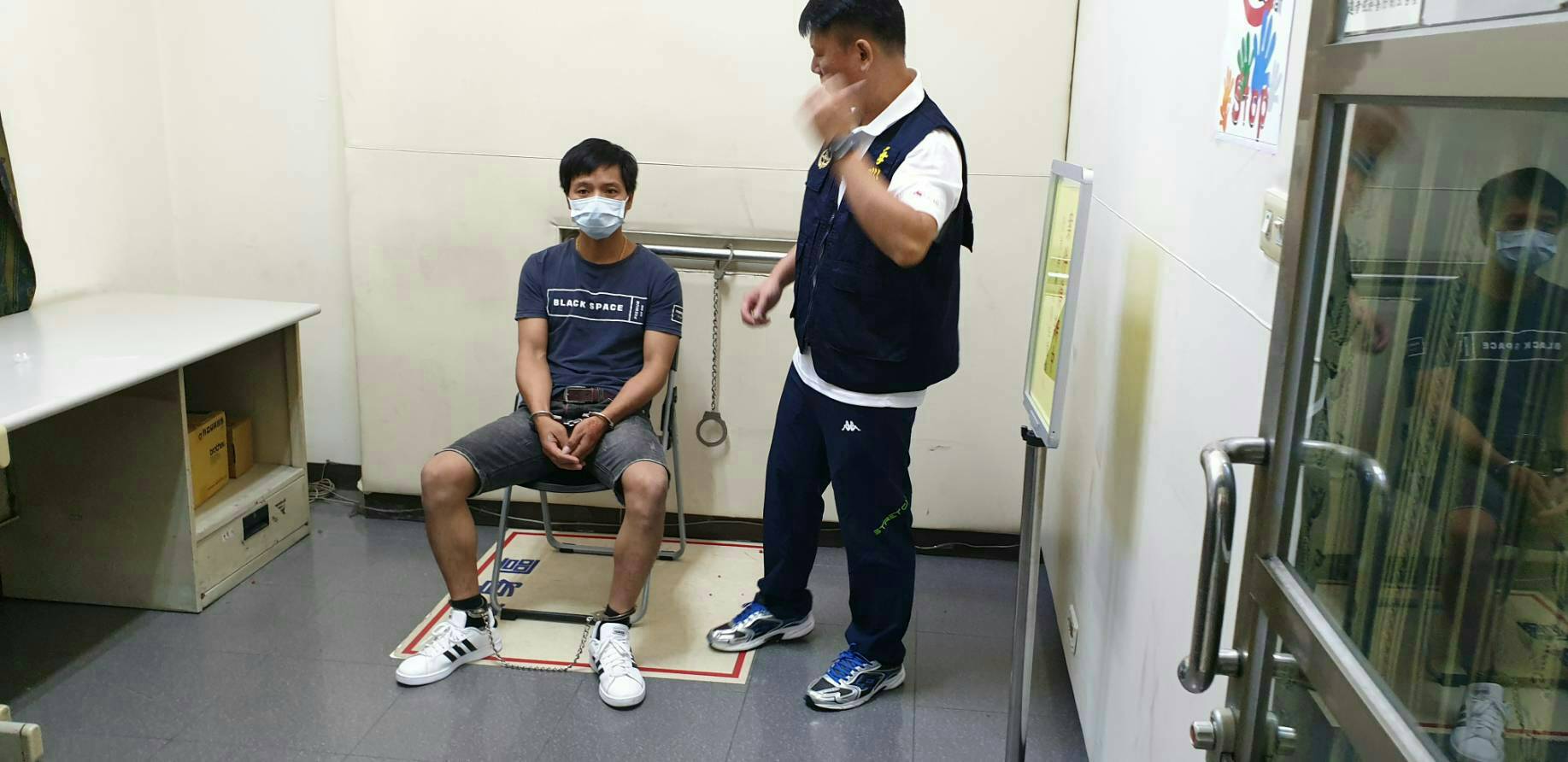 海巡署宜蘭查緝隊飛象過河 遠赴新北緝獲越南偷渡犯