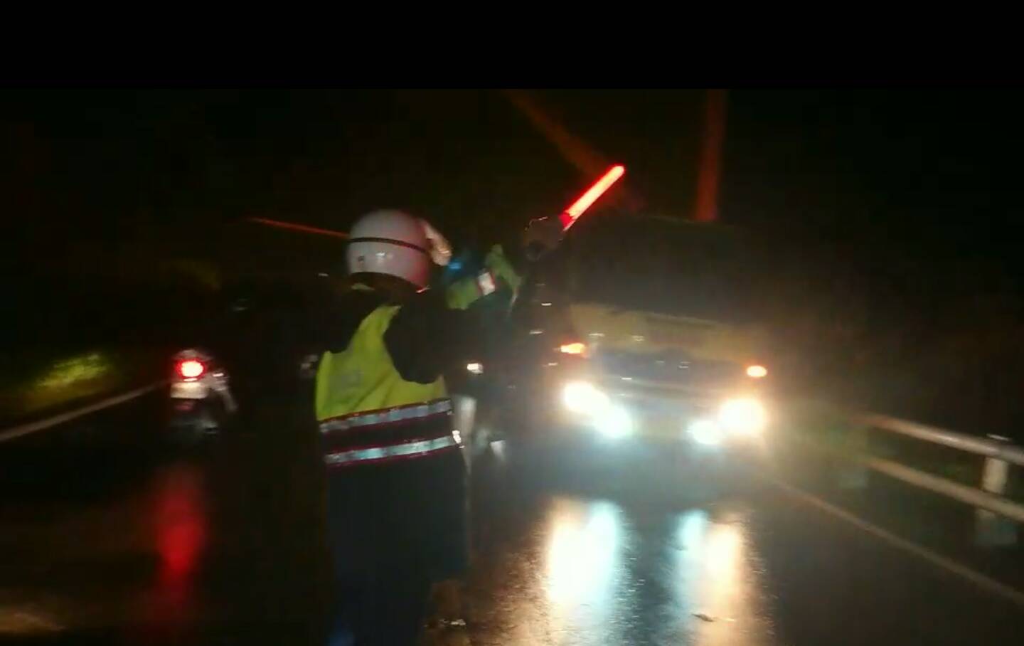 颱風夜蘇花公路傳車禍 警方迅速處理恢復雙向通車