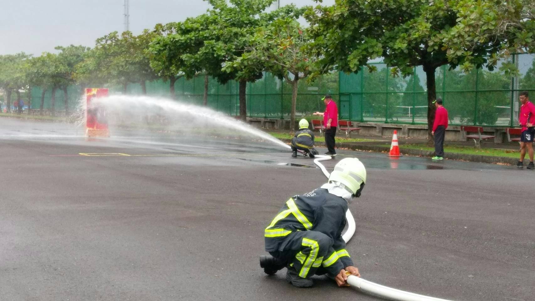 縣長林姿妙親臨嘉勉 宜蘭縣義消競技比賽士氣大振