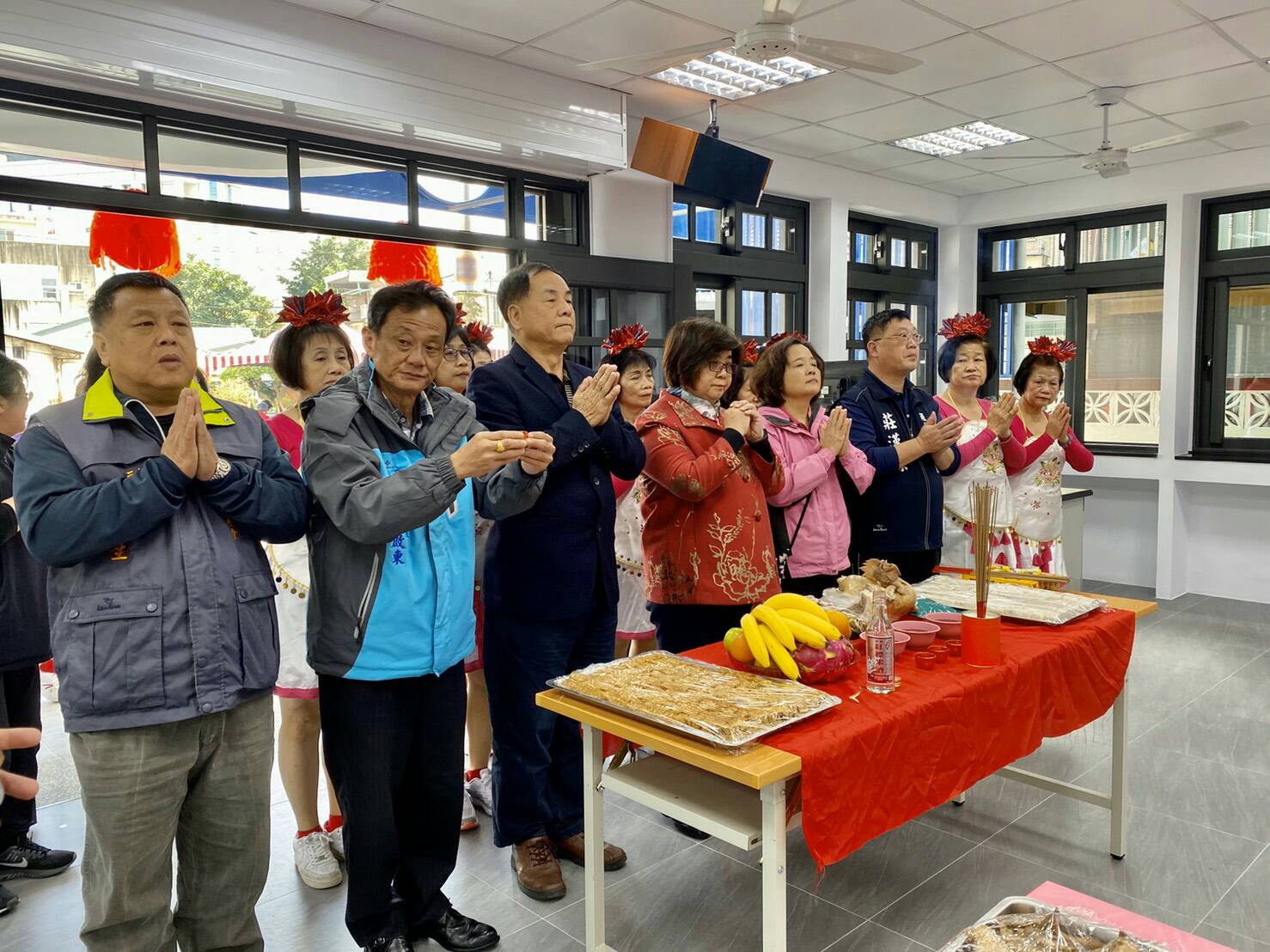 羅東仁德社區中心落成啟用 搓紅圓慶入厝好彩頭