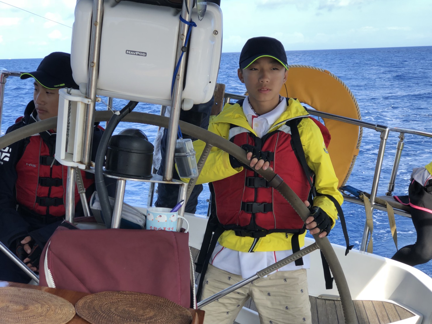 來自日本石垣島報平安 岳明海洋之子今早完成勇渡黑潮壯舉