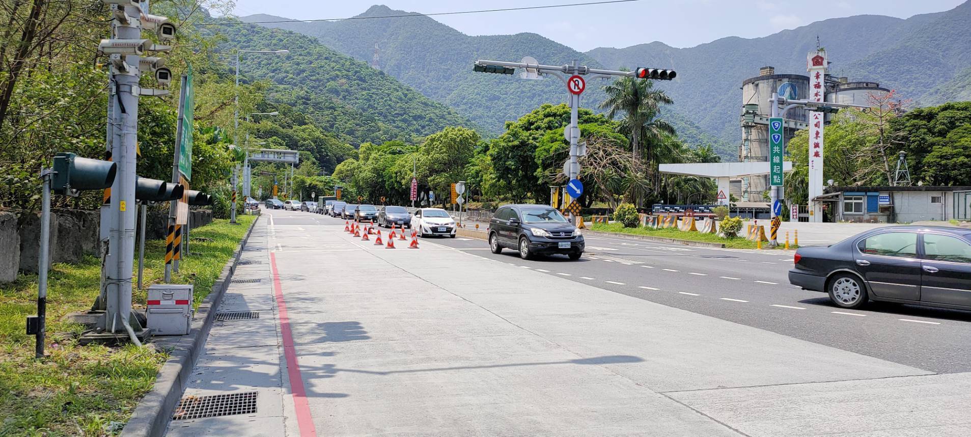 蘇花路廊逾萬輛車潮