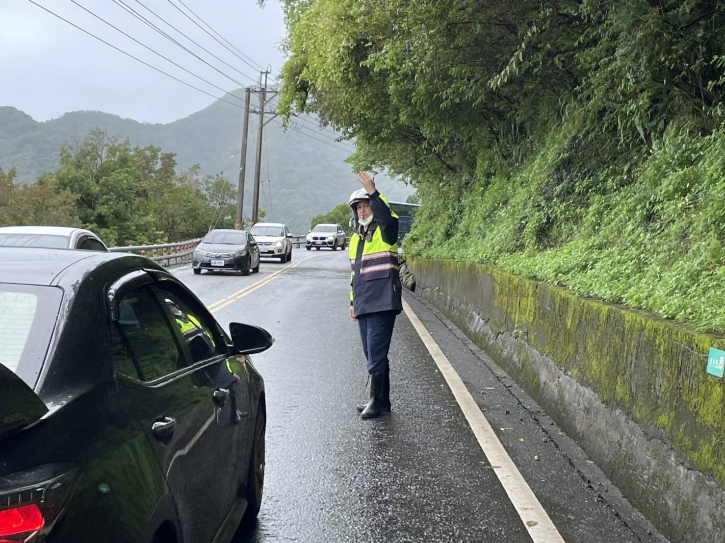 震後易坍方、落石