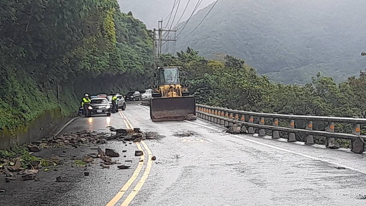 震後易坍方、落石