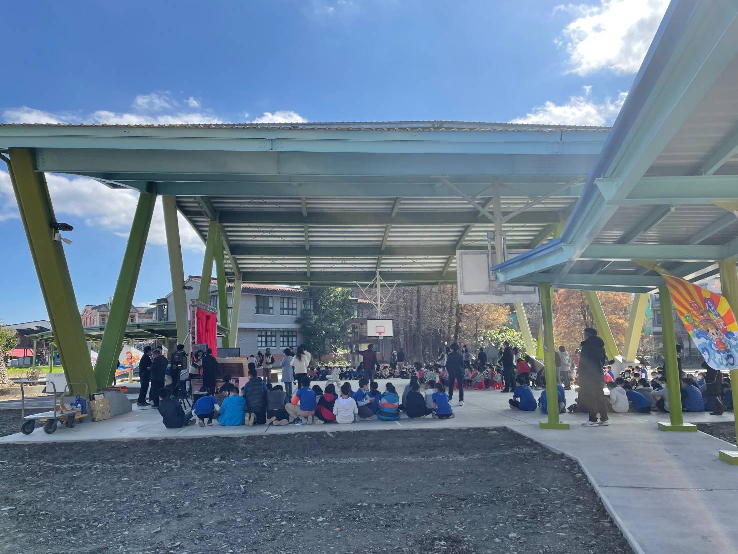 冬山國小風雨操場啟用