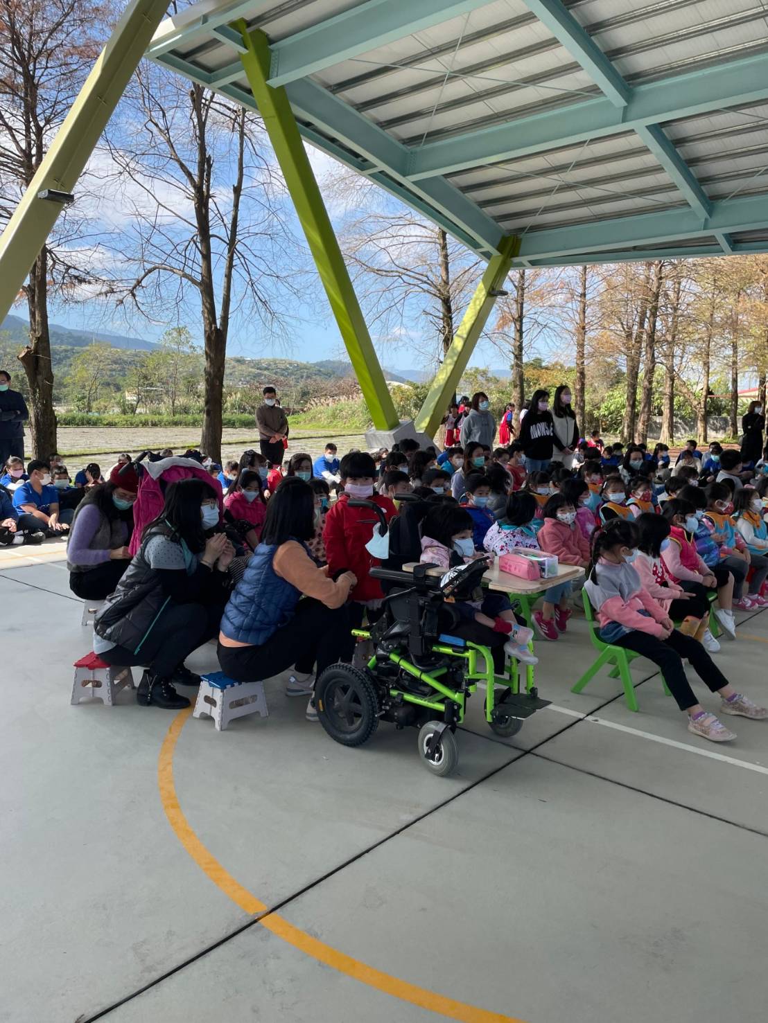 冬山國小風雨操場啟用