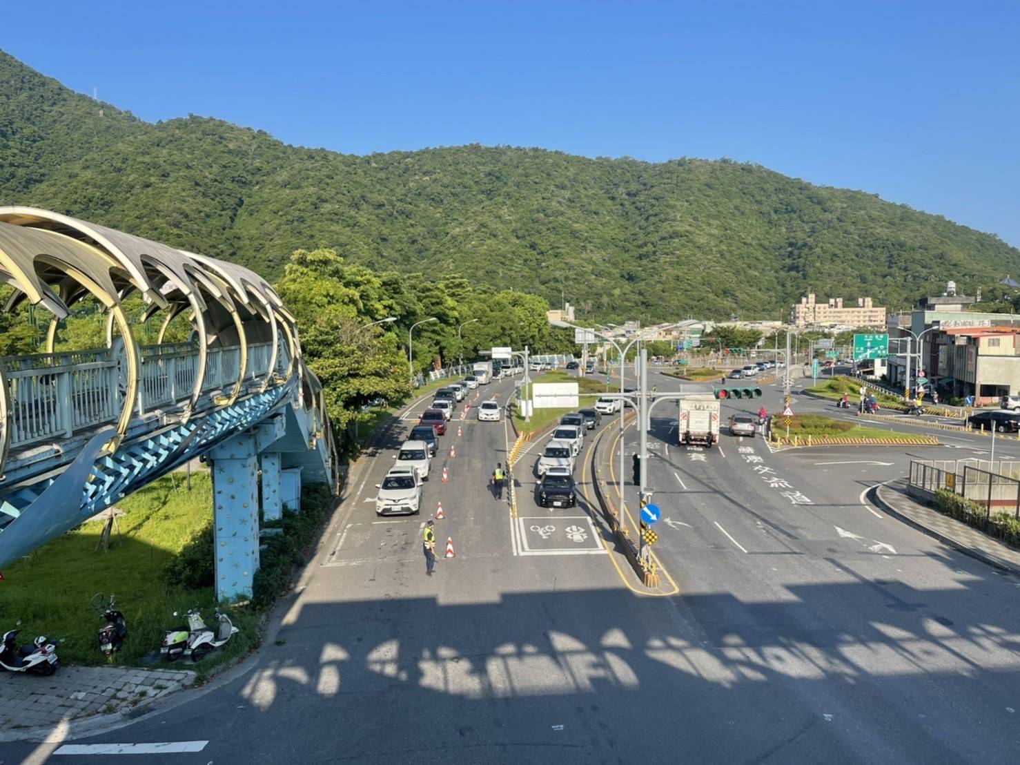 蘇花路廊多路段雍塞