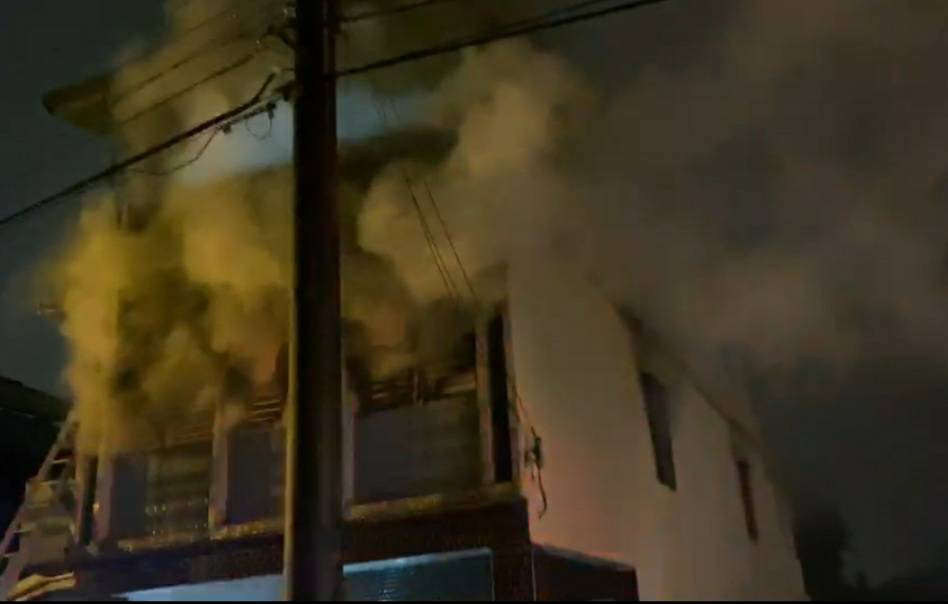 羅東月眉路傍晚傳火災