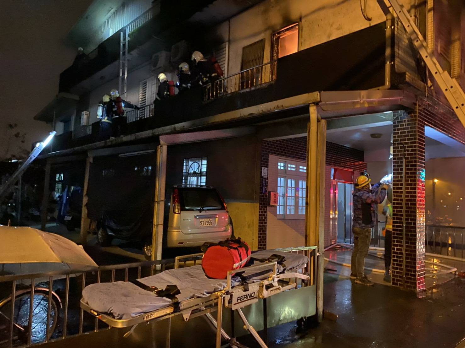 羅東月眉路傍晚傳火災