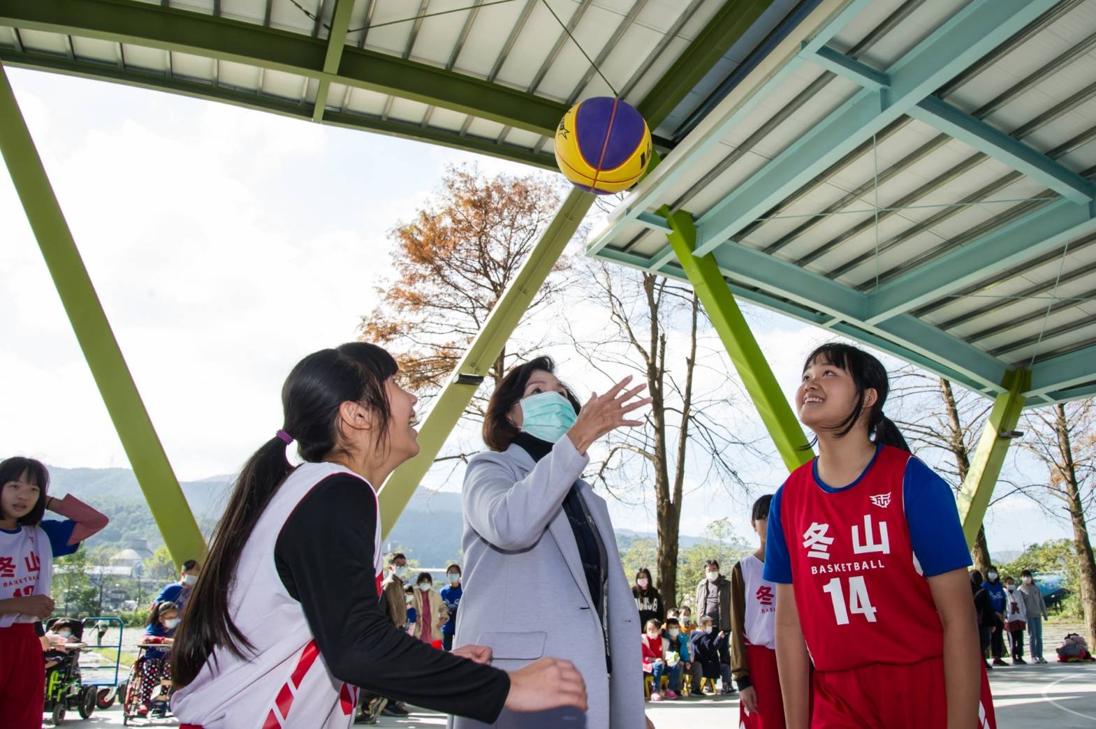 冬山國小風雨操場啟用