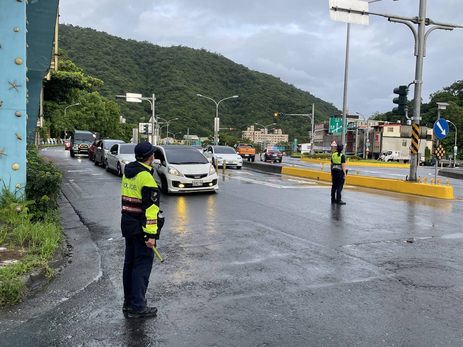 元旦連假蘇花路廊車流