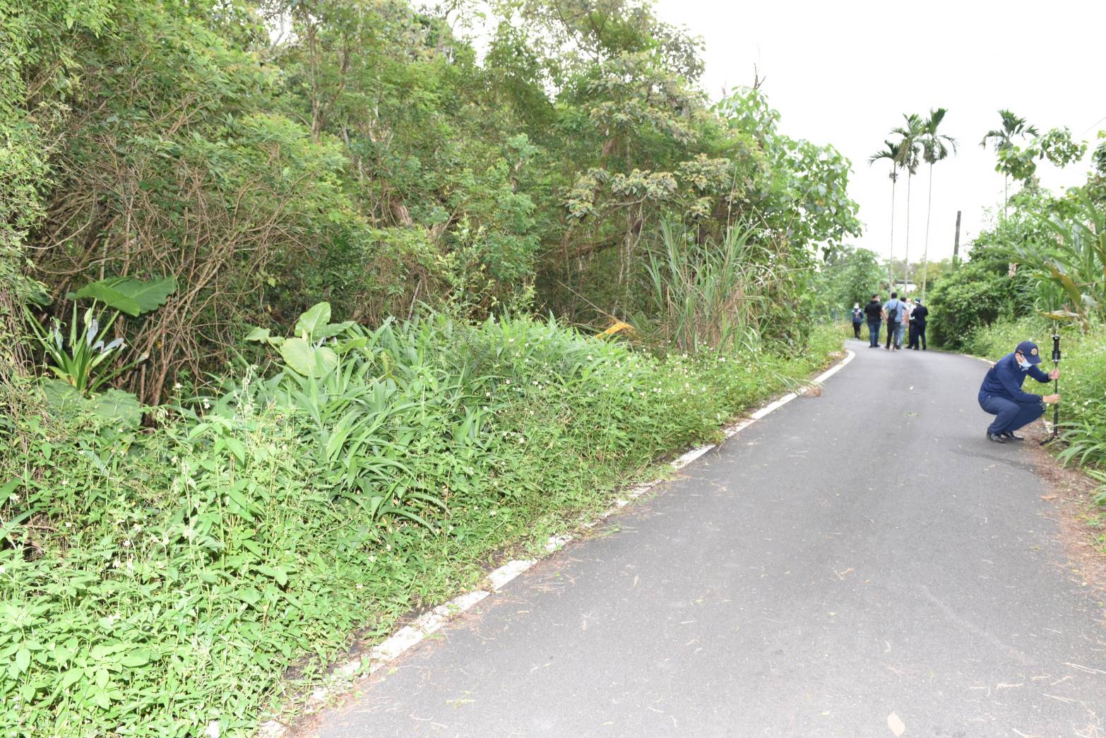 冬山山區產業道路發現無名屍