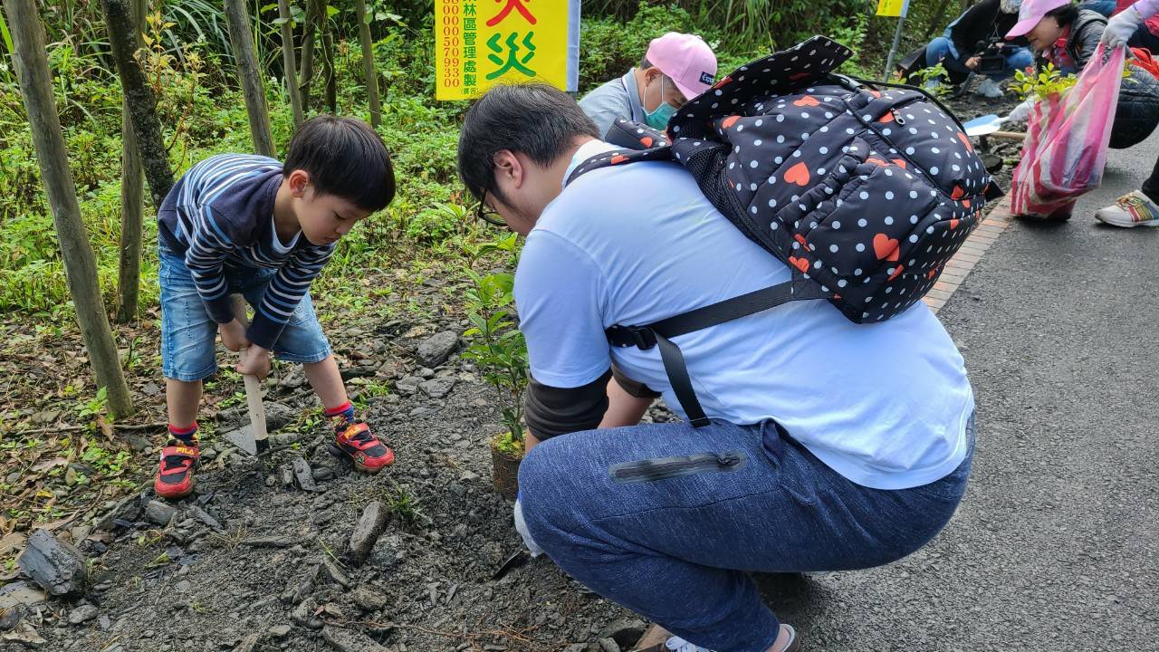 冬山鄉長率員工遍植櫻花