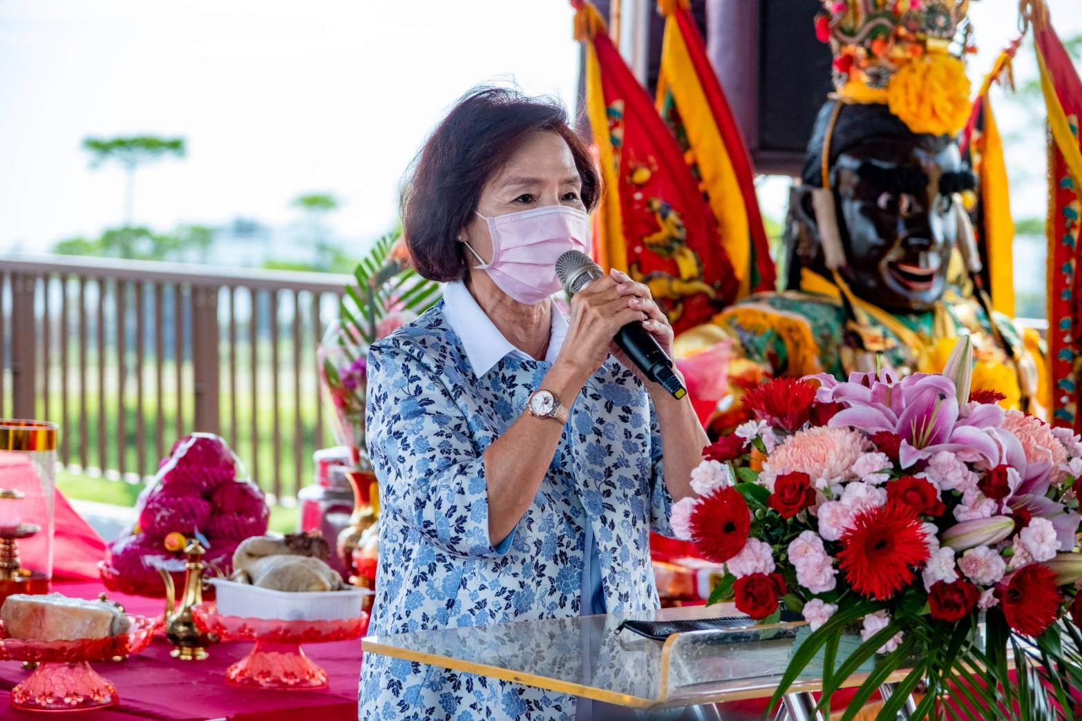 新舊任縣長聯袂通車典禮