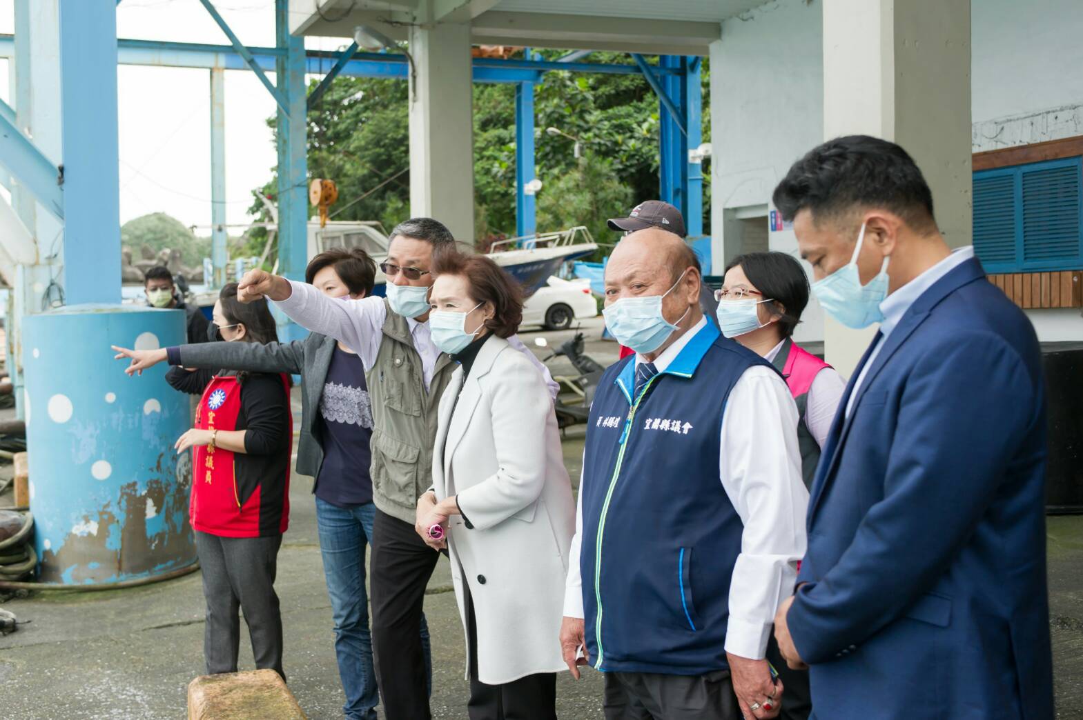 農委會同意補助一億元改建 林姿妙率主管履勘東澳粉鳥林漁港