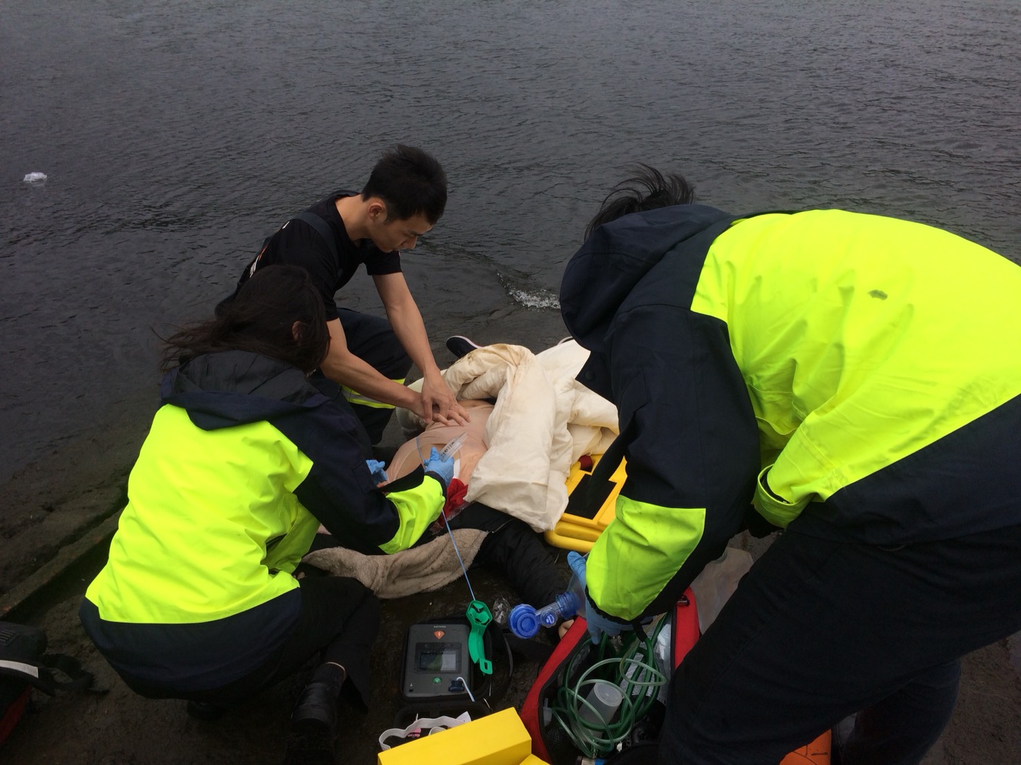 蘇澳南寧漁市場傳溺水意外 60歲婦女送醫急救中