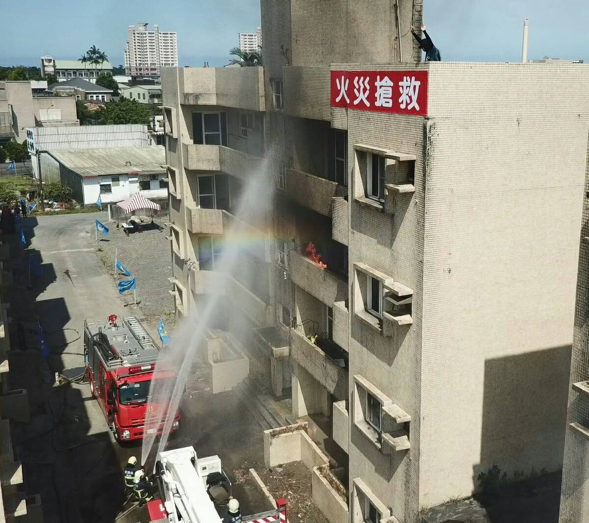 全國首創智慧救災定位系統 宜縣消防局實地驗證