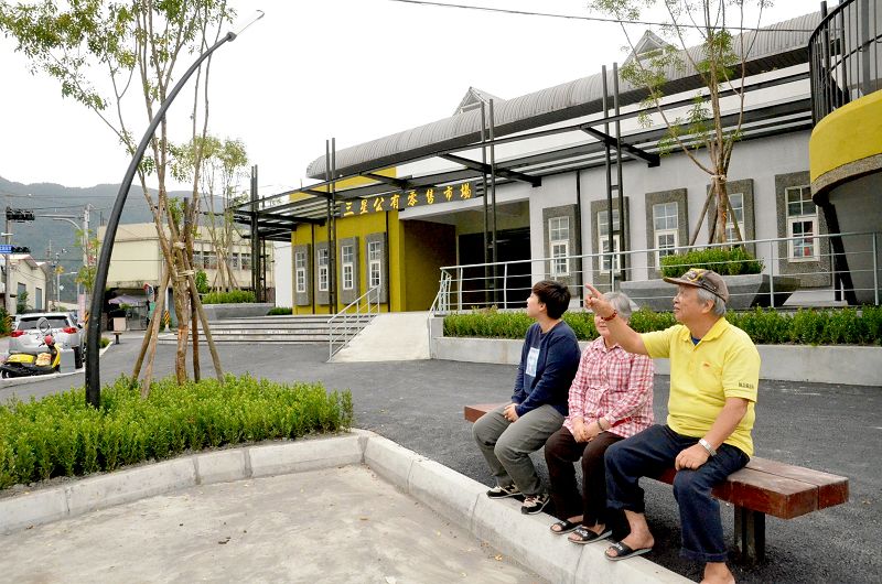 三星鄉公有市場採用綠色建築