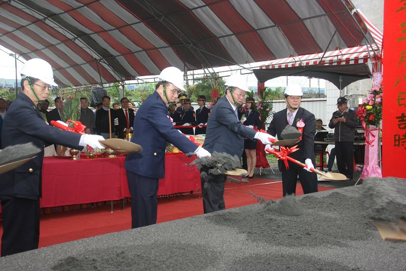 冬山分駐所破土典禮