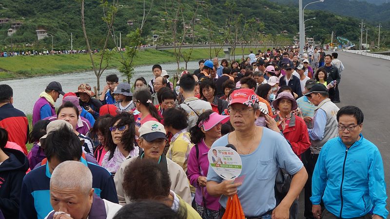 天公作美參加健走民眾超過三千人