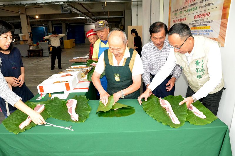 姑婆葉包豬肉有濃濃的鄉土味