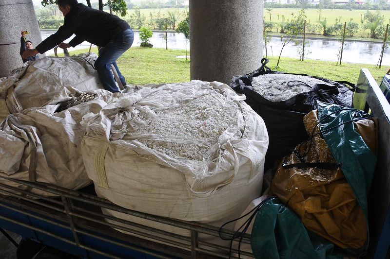 營建混合廢棄物處理經過