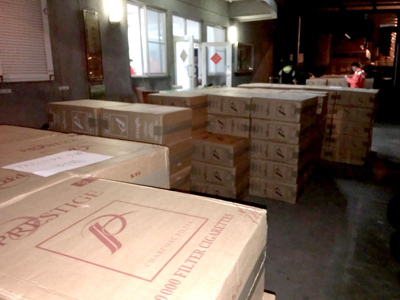 海巡署破獲價值745萬元未稅洋煙