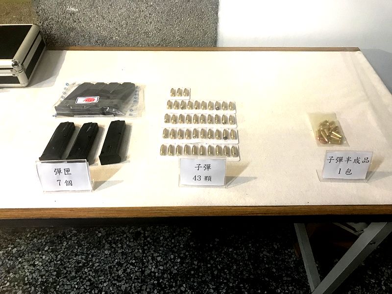 警方查獲改造槍支及子彈均有殺傷力