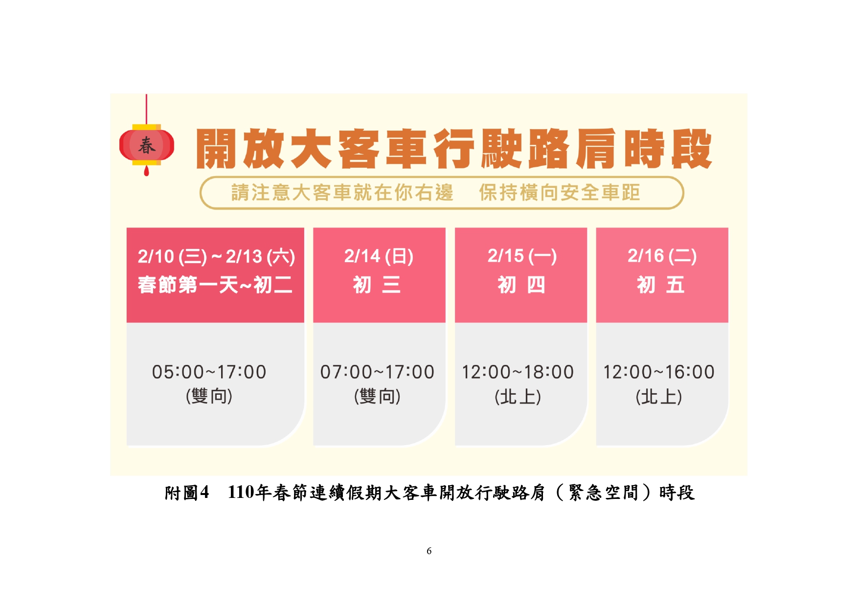 春節連假有哪些交通管制措施?