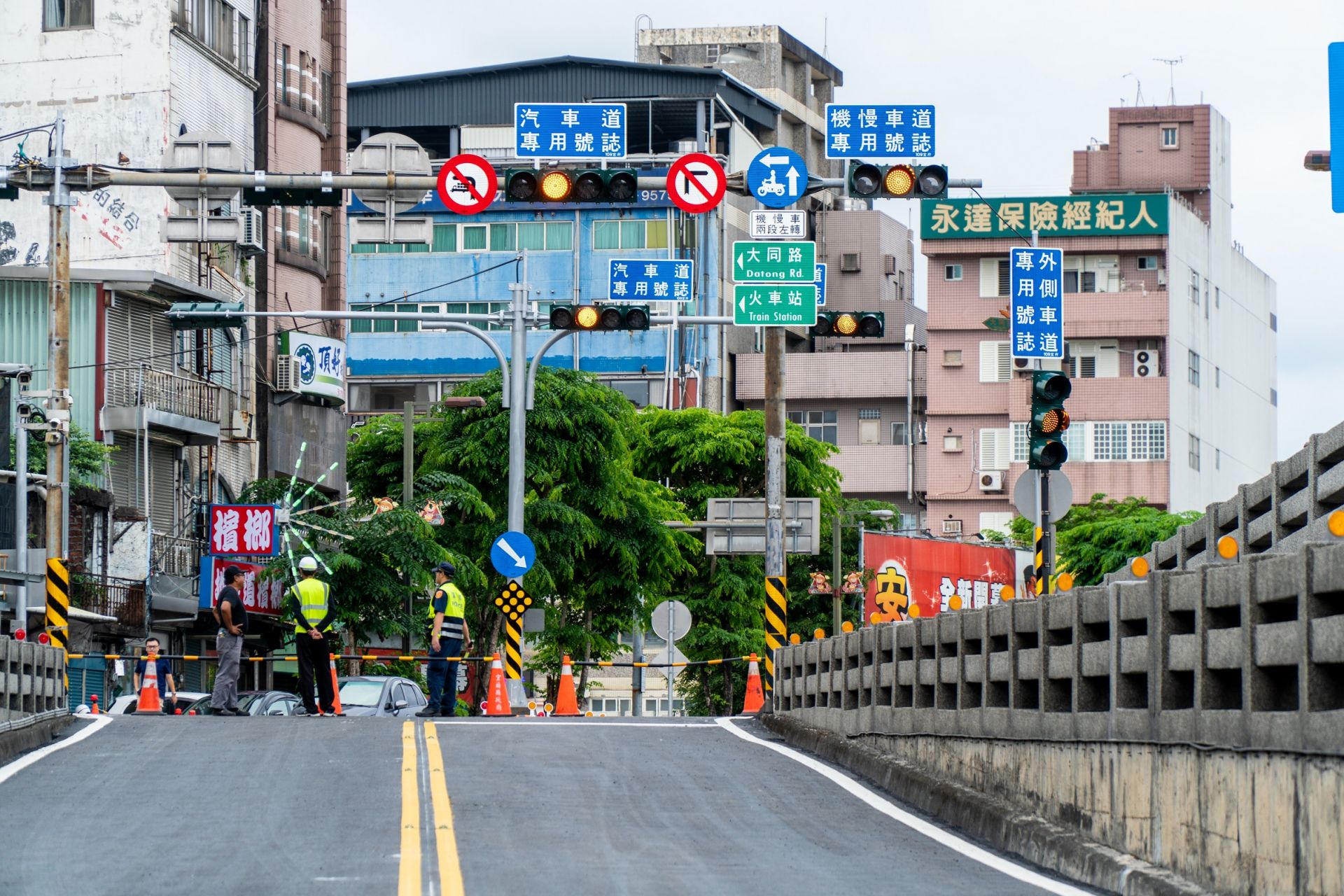 羅東倉前地下道提前恢復通車
