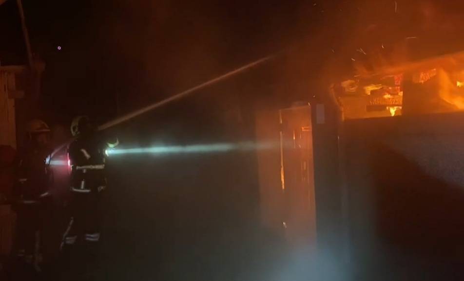 羅東林場暗夜傳火警