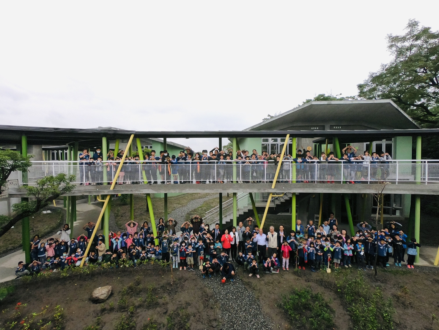 岳明國小歡慶新校舍啟用