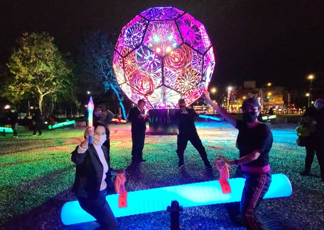 中興文創園區燈景