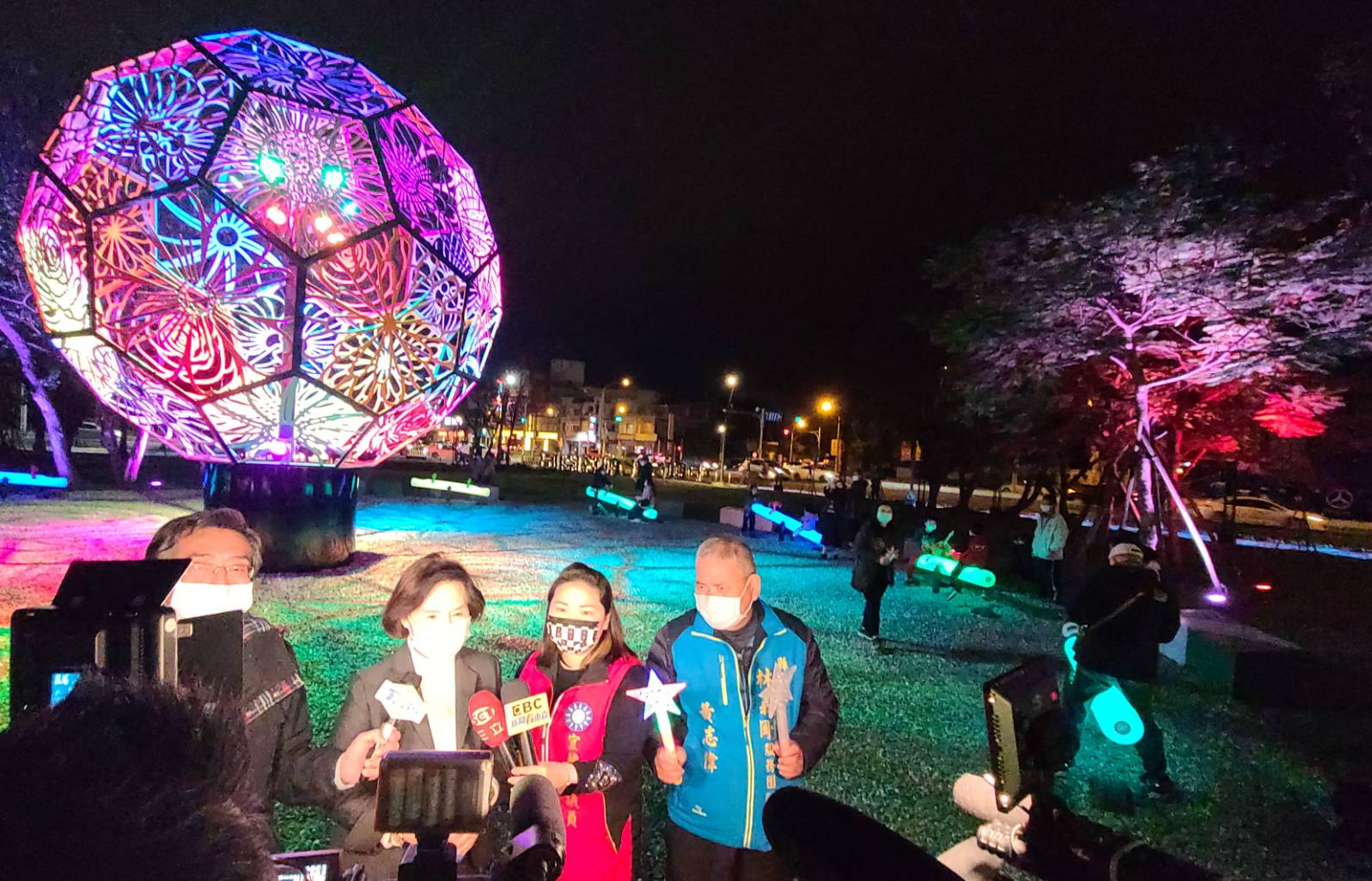 中興文創園區燈景