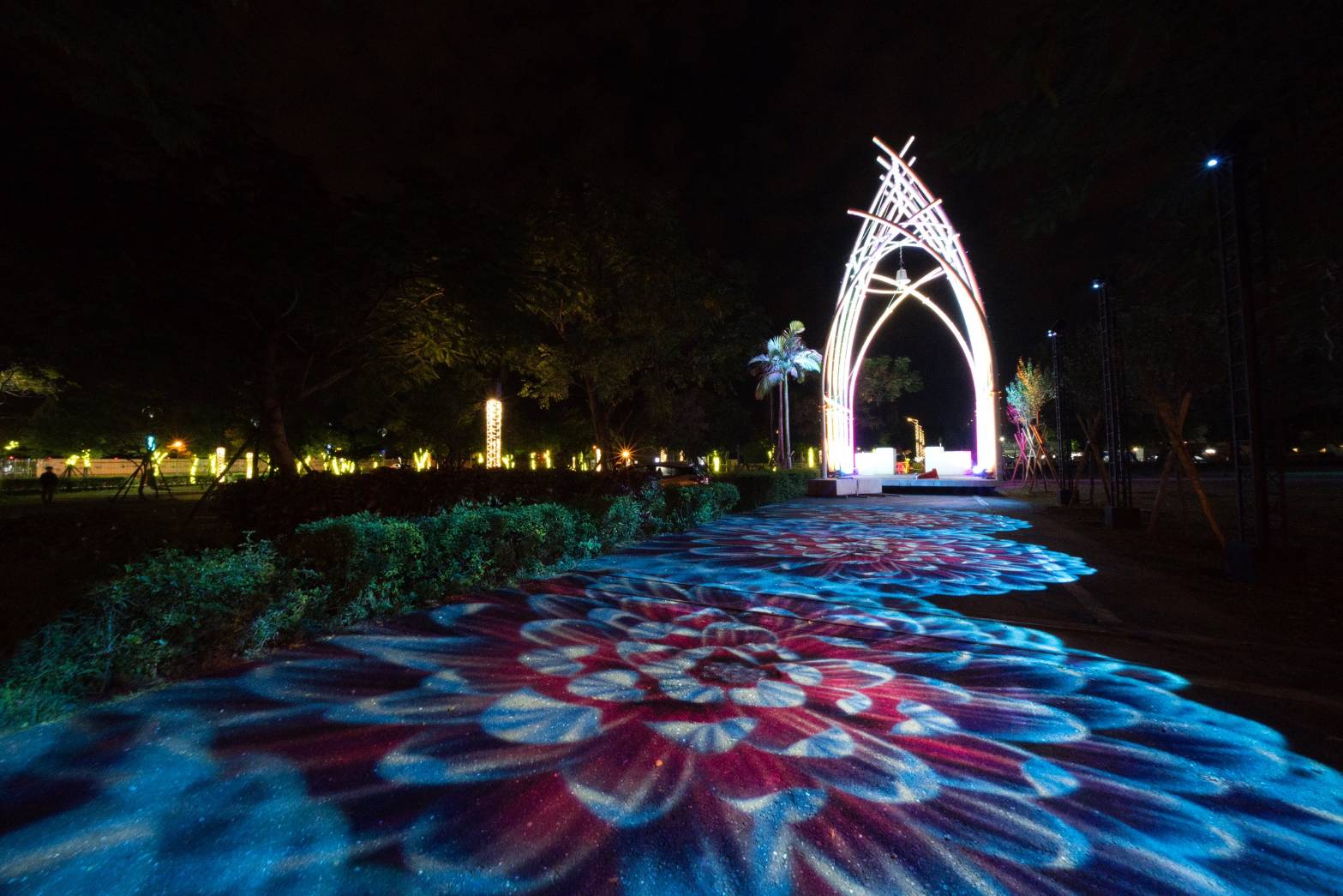 中興文創園區燈景