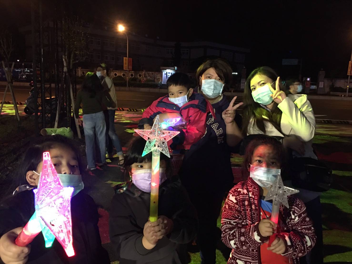 中興文創意園區夜間燈景