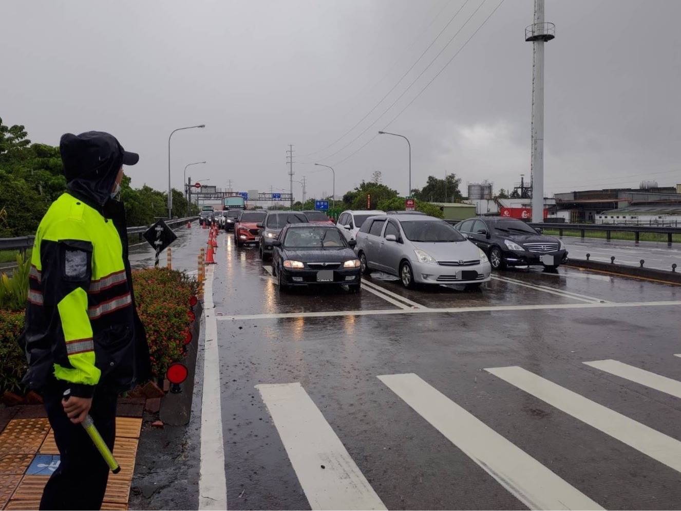 蘇花路廊車流