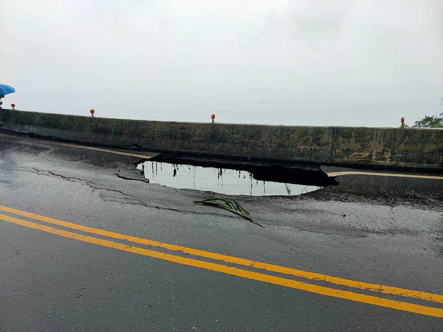 蘇花公路不堪豪雨肆虐