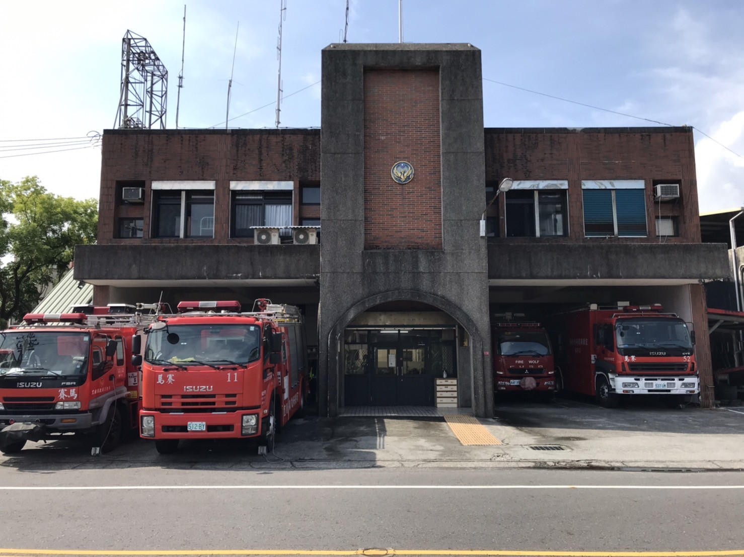 馬賽消防隊擴建工程啟用