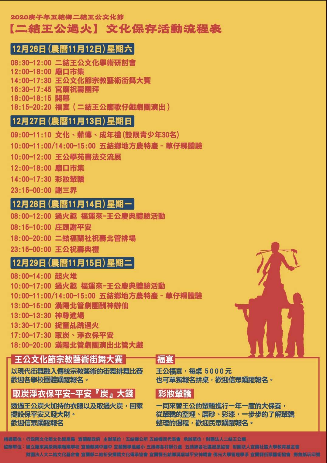 五結鄉二結王公文化節正式展開